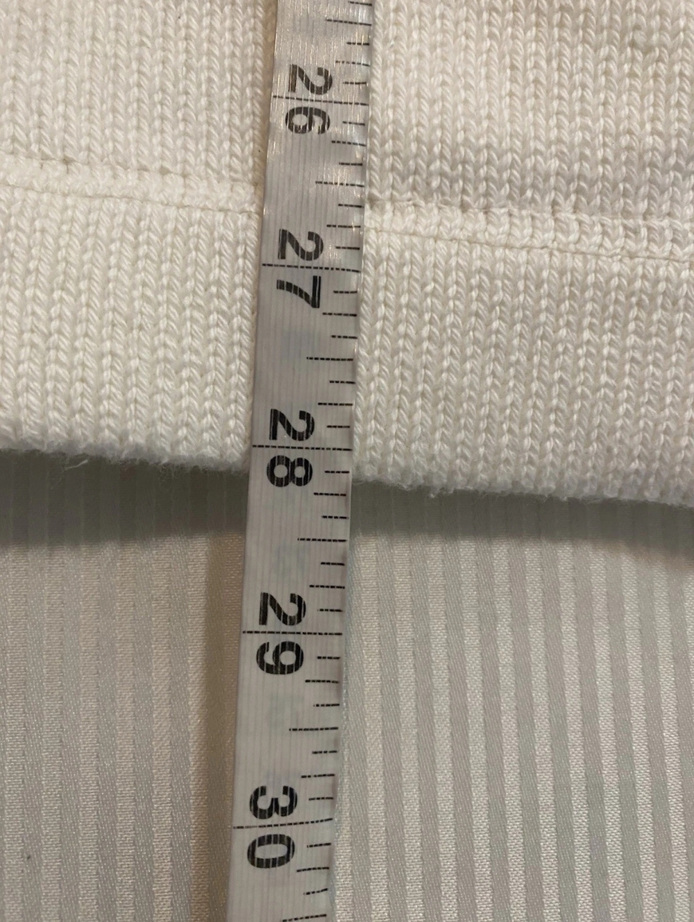 Polo Ralph Lauren Sweater Mens Medium‎ Cream Cardigan with Navy & Red Patch - Picture 5 of 8